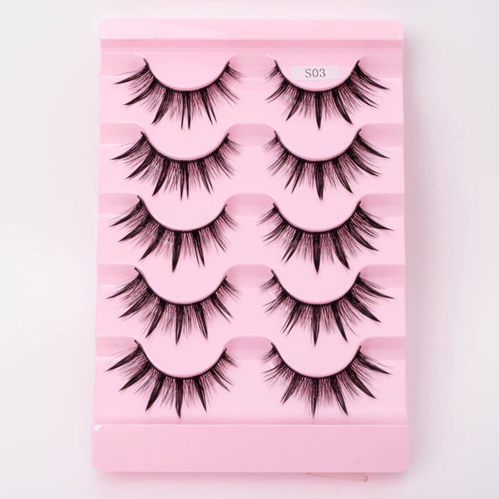 Natural 3D Dramatic Fairy Clusters Manga Lashes Fake Eyelashes - Image 3