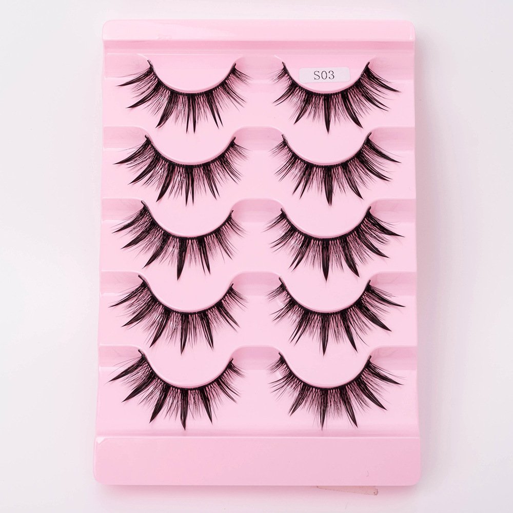 a2b4966d-2d49-42cc-a688-5404a52131a6.jpg Natural 3D Dramatic Fairy Clusters Manga Lashes Fake Eyelashes - Image 3