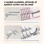 Round Head Jinyu 7-shaped Grafting Eyelash Tweezers - Image 4