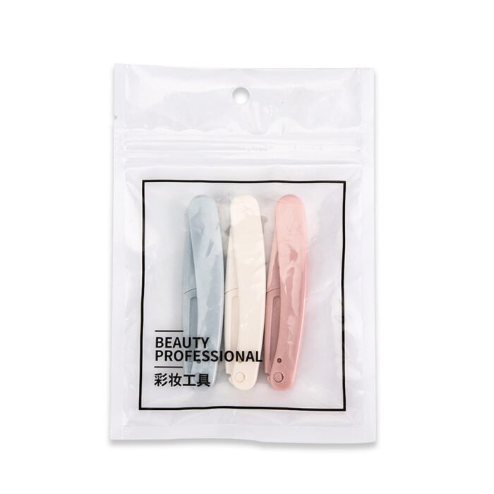 Three-color Foldable Eyebrow Trimmer  With Net Beauty Supplies - Image 2