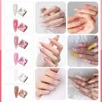 Poly Gel Nail Kit Poly Nail Gel Kit With UV Lamp For Beginners With Anything With Gel Extension Nail Kit With Slip Solution - Image 2
