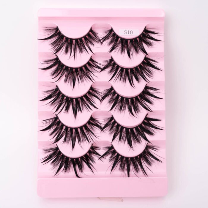 Natural 3D Dramatic Fairy Clusters Manga Lashes Fake Eyelashes - Image 10