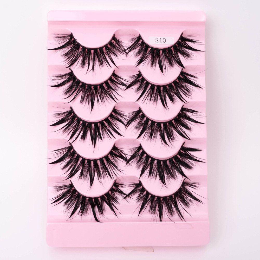 ceeb1731-2633-49f9-abf7-caee5325f61d.jpg Natural 3D Dramatic Fairy Clusters Manga Lashes Fake Eyelashes - Image 10