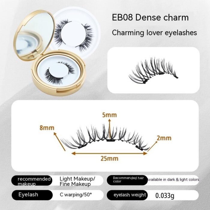 Magnetic False Eyelashes Natural Simulation Tool Outfit - Image 10