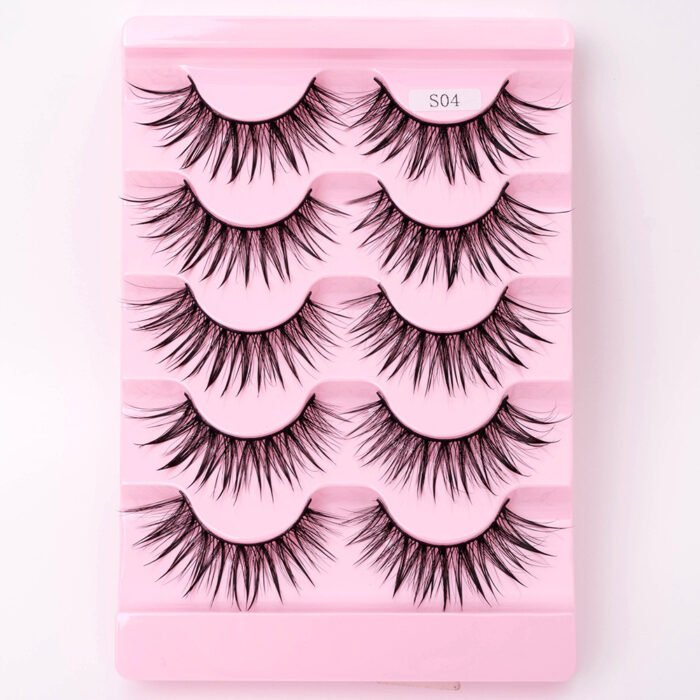 Natural 3D Dramatic Fairy Clusters Manga Lashes Fake Eyelashes - Image 4