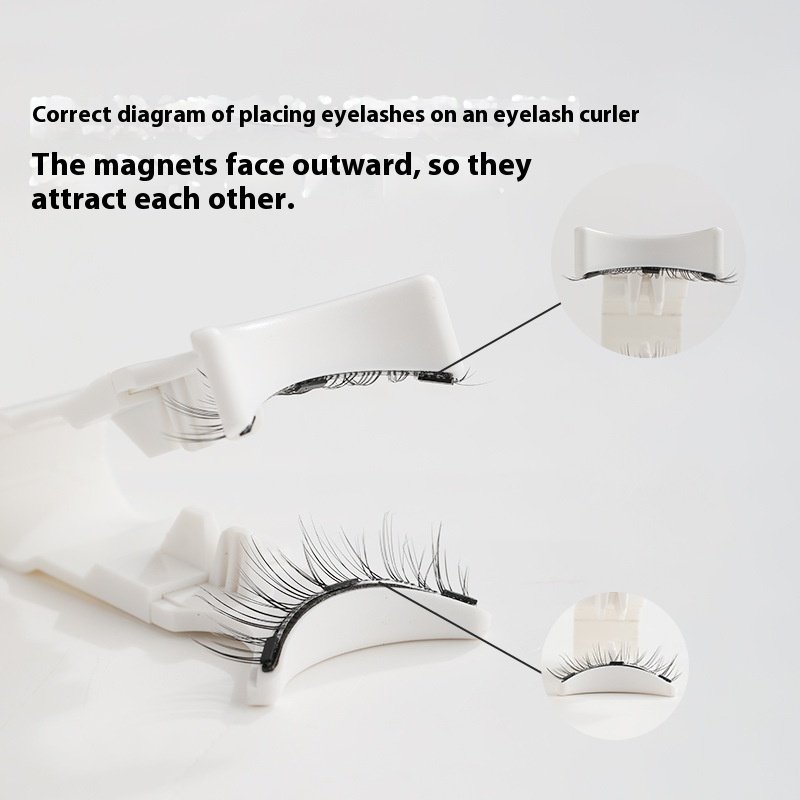 ee226d8c-e52e-405f-95a2-e3b98594e7cc.jpg Magnetic False Eyelashes One-pair Package Natural - Image 5