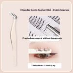 Round Head Jinyu 7-shaped Grafting Eyelash Tweezers - Image 8