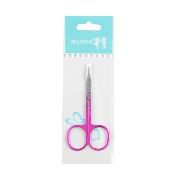 Stainless Steel Color Titanium Eyebrow Trimmer Makeup Beauty Small Scissors - Image 7