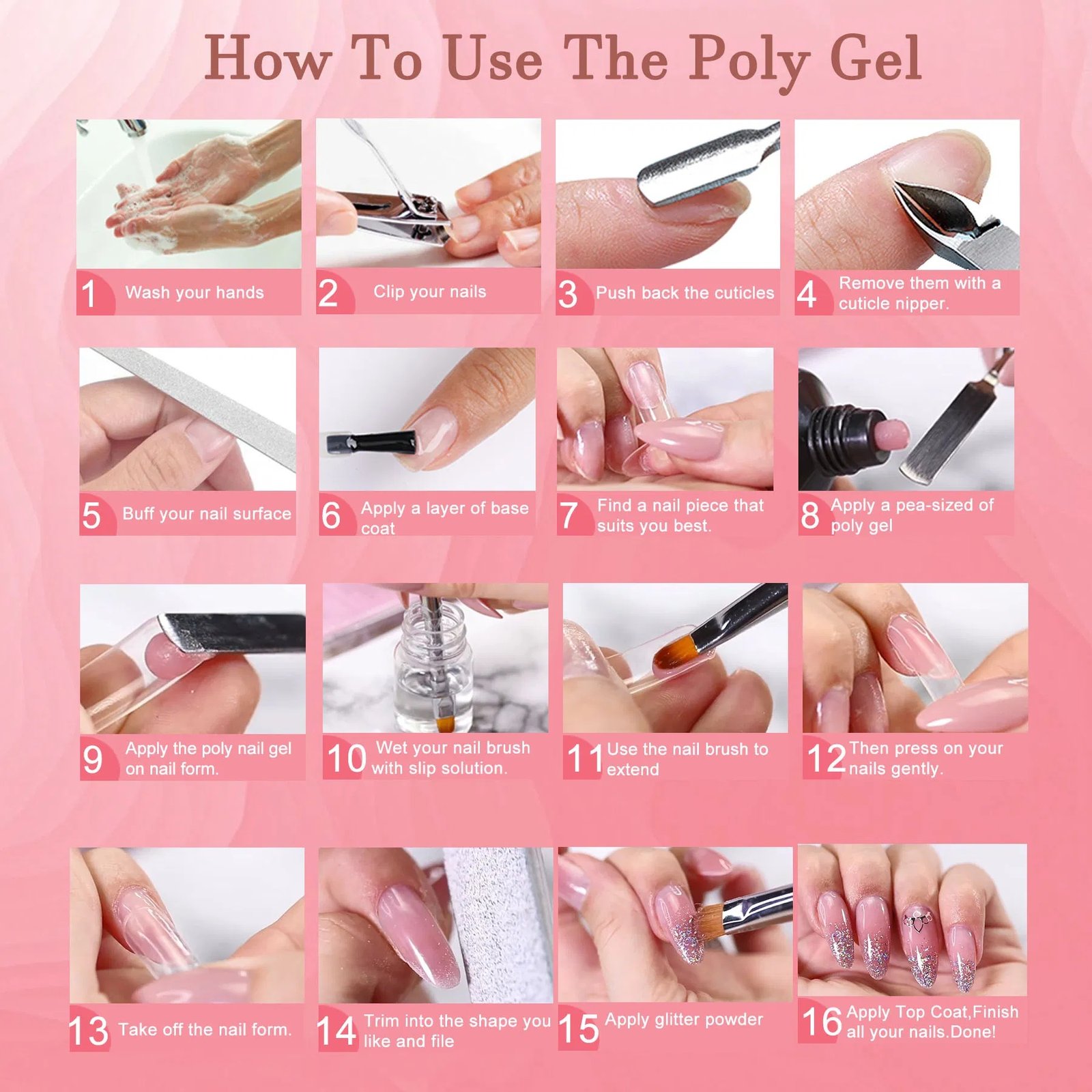 f3cd7371-e8e3-4cf5-bd34-b589920a91e9.jpg Poly Gel Nail Kit Poly Nail Gel Kit With UV Lamp For Beginners With Anything With Gel Extension Nail Kit With Slip Solution - Image 5