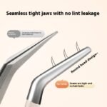 Round Head Jinyu 7-shaped Grafting Eyelash Tweezers - Image 2
