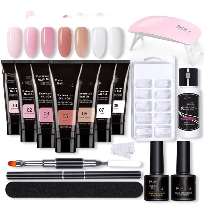 15ml Nail Art Extended Glue Set Phototherapy Gel - Image 8